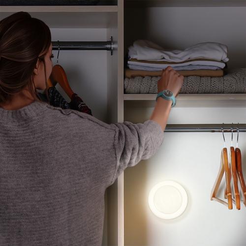 RABALUX ЛАМПА ЗА ГАРДЕРОБ MILO 5730 СЕНЗОР ЗА ДВИЖЕНИЕ 2М ОБХВАТ, LED 0,5W, БЯЛ, НА БАТЕРИИ 3ХААА