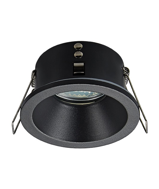 ZAMBELIS S046 СПОТ 1XGU10 IP65 BLACK ВЛАГОЗАЩИТЕН