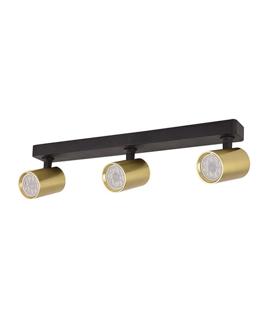 ZAMBELIS S107 LAMP HOLDER GU10 BRASS HEAD+FRONT RING BRASS ONLY