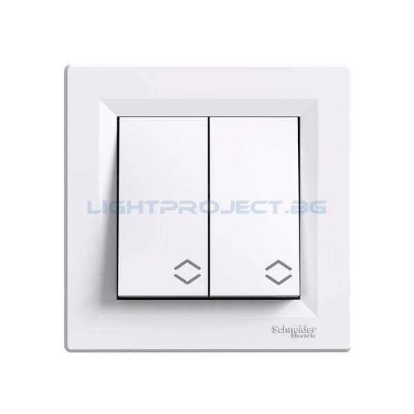 SCHNEIDER ELECTRIC EPH0600121 ДВОЕН ДЕВИАТОРЕН КЛЮЧ ASFORA БЯЛ