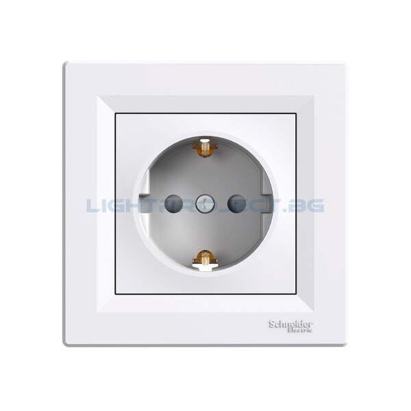 SCHNEIDER ELECTRIC EPH2900221 КОНТАКТ ШУКО БЯЛ С ДЕТСКА ЗАЩИТА