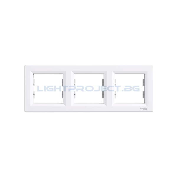SCHNEIDER ELECTRIC EPH5800321 РАМКА ТРОЙНА ASFORA БЯЛА