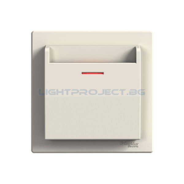 SCHNEIDER ELECTRIC EPH6200123 КЛЮЧ КАРТА МЕХАНИЗЪМ, КРЕМ
