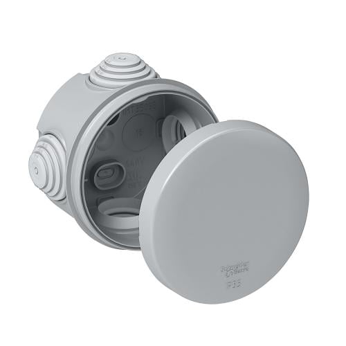SCHNEIDER ELECTRIC КУТИЯ РАЗКЛОНИТЕЛНА КРЪГЛА MUREVA Ø 65X40, IP55, OM IMT35093