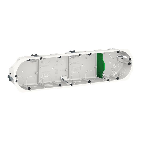 SCHNEIDER ELECTRIC NEW UNICA ЧЕТВОРНА КУТИЯ ЗА ЗАКРИТ МОНТАЖ 67X40 ММ