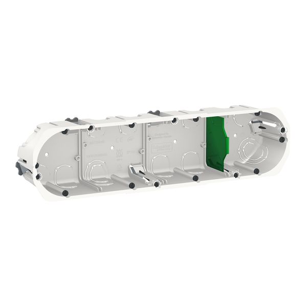 SCHNEIDER ELECTRIC NEW UNICA ЧЕТВОРНА КУТИЯ ЗА ЗАКРИТ МОНТАЖ 67X50 ММ