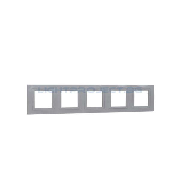 SCHNEIDER ELECTRIC MGU2.010.18 ДЕКОРАТИВНА РАМКА UNICA BASIC ПЕТОРНА БЯЛ