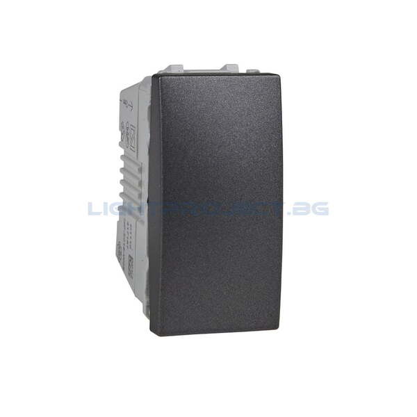 SCHNEIDER ELECTRIC MGU3.101.12 EДНОПОЛЮСЕН КЛЮЧ СХ.1 ЕДНОМОДОЛЕН ГРАФИТ