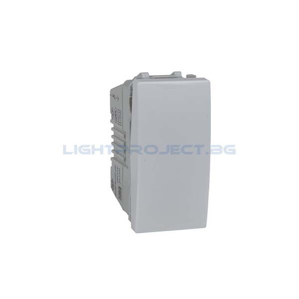 SCHNEIDER ELECTRIC MGU3.101.18 ЕДНОПОЛЮСЕН КЛЮЧ БЯЛ UNICA 1М