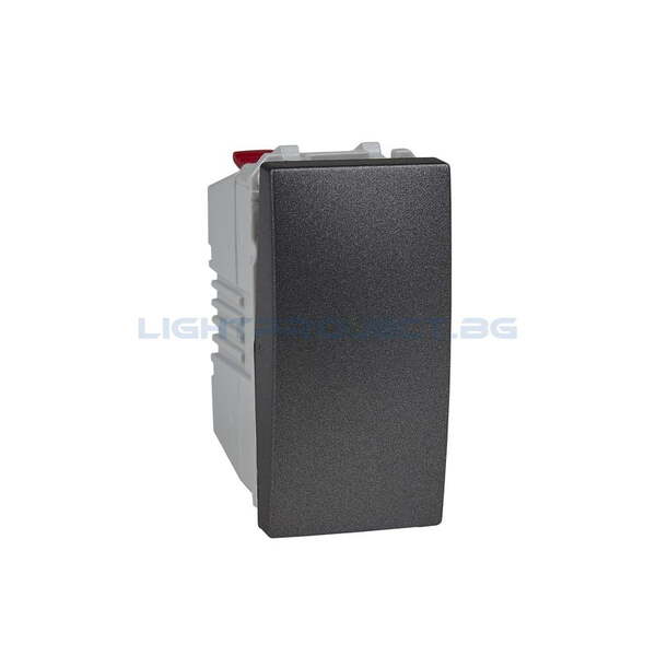 SCHNEIDER ELECTRIC MGU3.103.12 ДЕВИАТОРЕН КЛЮЧ СХ.6 ЕДНОМОДОЛЕН ГРАФИТ