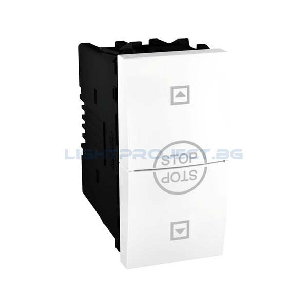 SCHNEIDER ELECTRIC MGU3.108T.18 КЛЮЧ ЗА КОНТРОЛ НА ЩОРИ UNICA 2,5А 250V, 1/2M БЯЛ