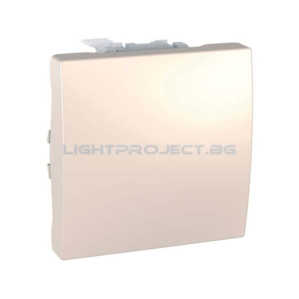 SCHNEIDER ELECTRIC MGU3.205.25 КРЪСТАТ КЛЮЧ СХ.7 UNICA СЛОНОВА КОСТ 2М