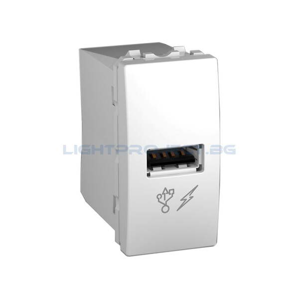 SCHNEIDER ELECTRIC MGU3.428.18 UNICA USB ЗАХРАНВАНЕ БЯЛО 1M