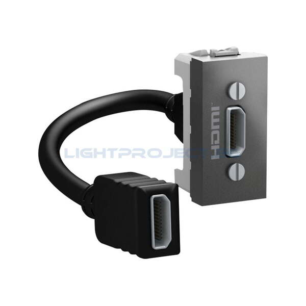 SCHNEIDER ELECTRIC MGU3.430.12 HDMI ИЗЛАЗ UNICA TOP ГРАФИТ