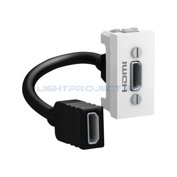 SCHNEIDER ELECTRIC MGU3.430.18 HDMI ИЗЛАЗ UNICA БЯЛ