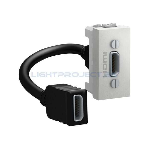 SCHNEIDER ELECTRIC MGU3.430.30 HDMI ИЗЛАЗ UNICA TOP АЛУМИНИЙ