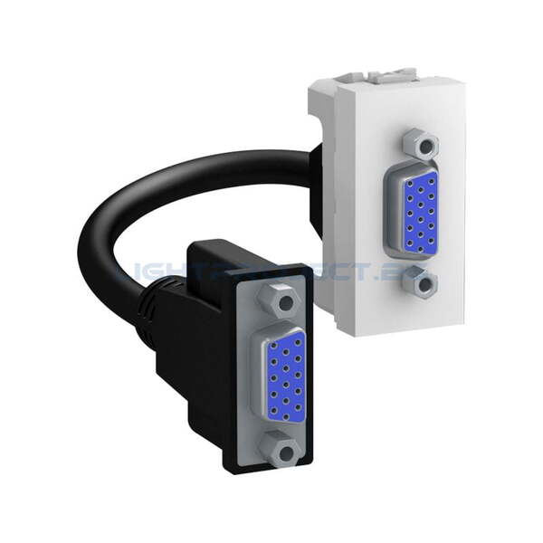 SCHNEIDER ELECTRIC MGU3.432.18 UNICA HD15 ИЗЛАЗ, ЖЕНСКИ БЯЛ 1M