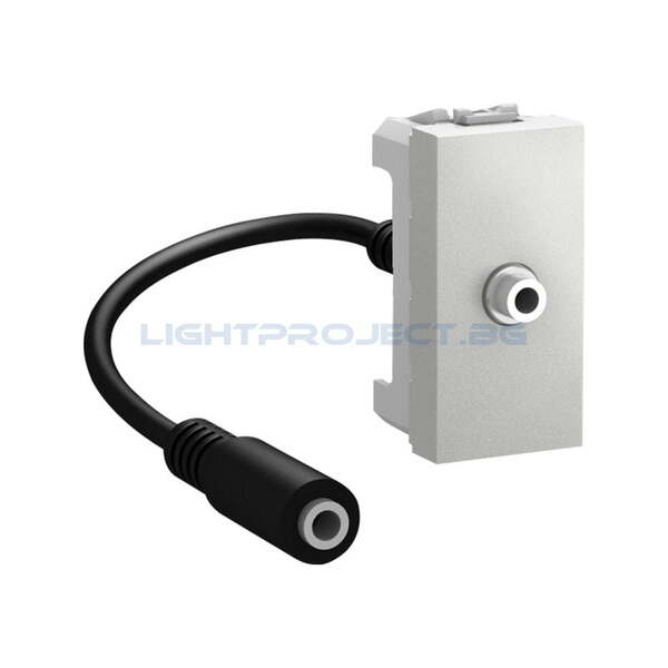 SCHNEIDER ELECTRIC MGU3.433.30 UNICA МИНИ ЖАК 3.5MM АЛУМИНИЙ 1M