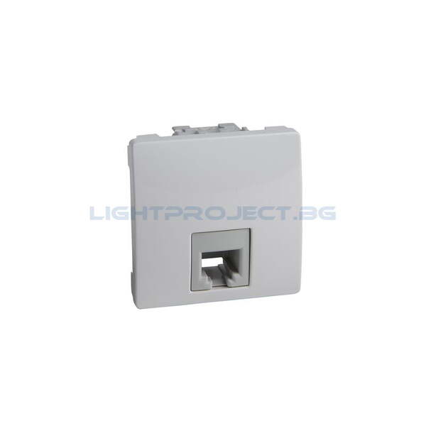 SCHNEIDER ELECTRIC MGU3.492.18 UNICA ТЕЛЕФОННА РОЗЕТКА RJ11 БЯЛ 2M