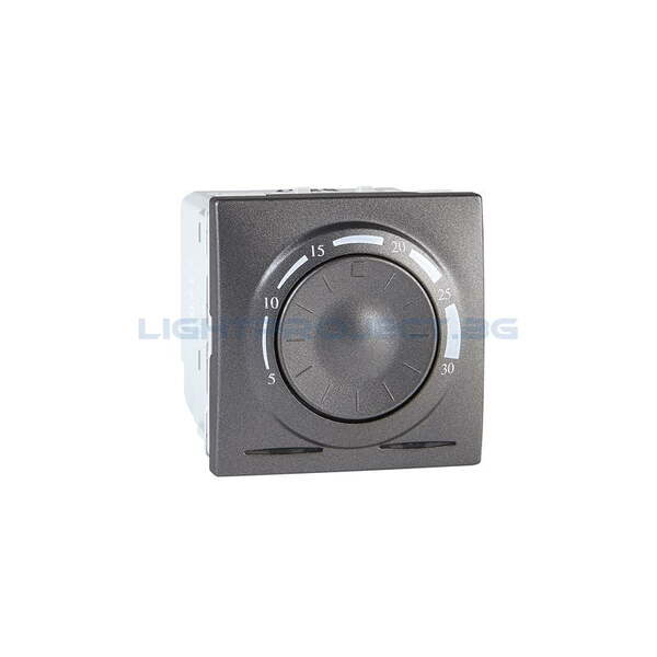 SCHNEIDER ELECTRIC MGU3.501.12 ЕЛЕКТРОНЕН ТЕРМОСТАТ 8A UNICA TOP ГРАФИТ