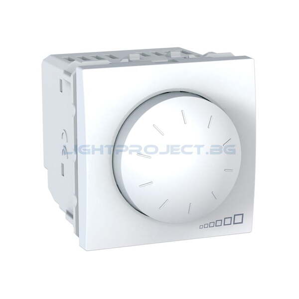 SCHNEIDER ELECTRIC MGU3.511.18 РОТАТИВЕН ДИМЕР-ДЕВИАТОР 40-400W БЯЛ 2М