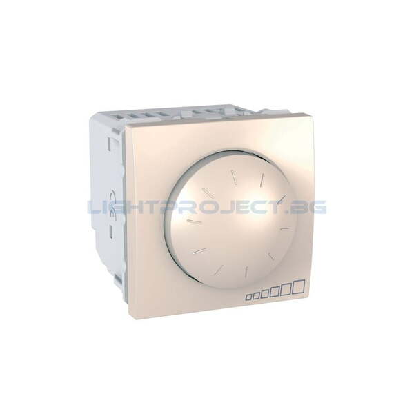 SCHNEIDER ELECTRIC MGU3.511.25 РОТАТИВЕН ДИМЕР-ДЕВИАТОР 40-400W СЛОНОВА КОСТ 2М