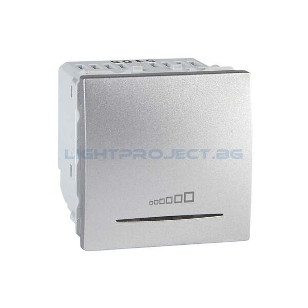 SCHNEIDER ELECTRIC MGU3.515.30 БУТОНЕН ДИМЕР 20-350 W АЛУМИНИЙ 2М