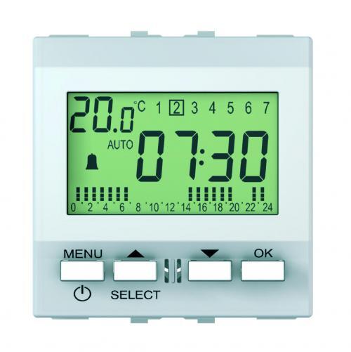 SCHNEIDER ELECTRIC MGU3.545.18 ЧАСОВНИК АЛАРМА UNICA БЯЛ