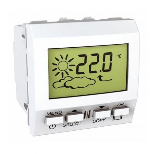 SCHNEIDER ELECTRIC MGU3.546.18 ЕЛЕКТРОНЕН БАРОМЕТЪР UNICA БЯЛ