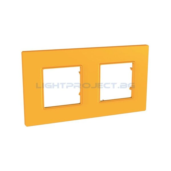 SCHNEIDER ELECTRIC MGU4.704.29 ДЕКОРАТИВНА РАМКА ДВОЙНА ЦИТРУС UNICA QUADRO