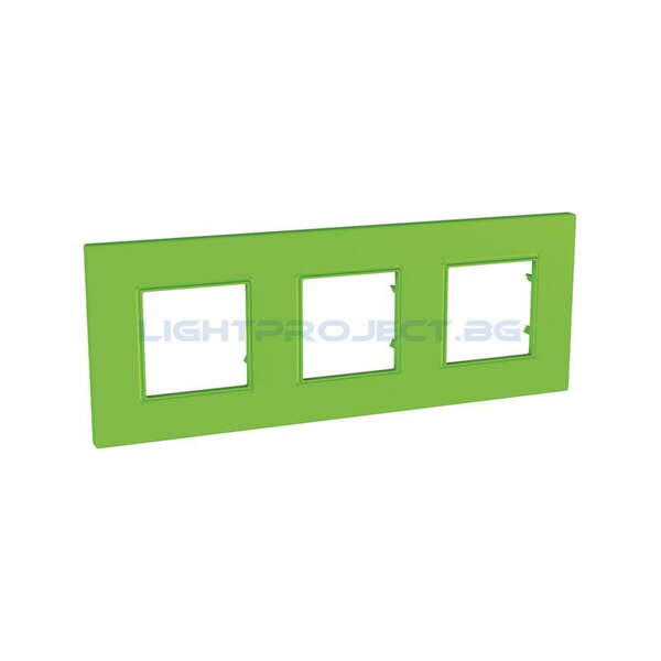 SCHNEIDER ELECTRIC MGU4.706.28 ДЕКОРАТИВНА РАМКА ТРОЙНА БИО UNICA QUADRO
