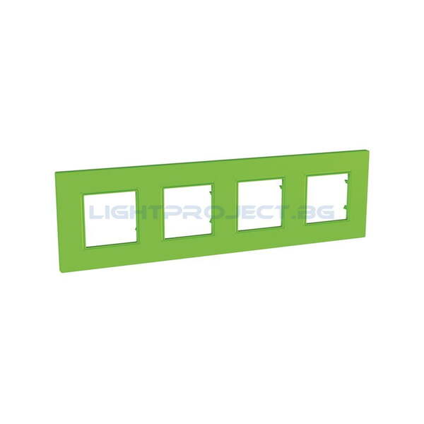 SCHNEIDER ELECTRIC MGU4.708.28 ДЕКОРАТИВНА РАМКА ЧЕТВОРНА БИО UNICA QUADRO