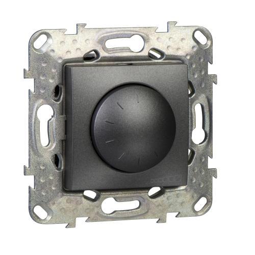 SCHNEIDER ELECTRIC MGU5.513.12 УНИВЕРСАЛЕН ДИМЕР ДЕВИАТОР UNICA ЗА LED ЛАМПИ 400W, ГРАФИТ