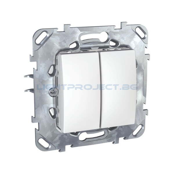 SCHNEIDER ELECTRIC MGU50.211.18Z UNICA СЕРИЕН КЛЮЧ СХ.5 БЯЛ 2M