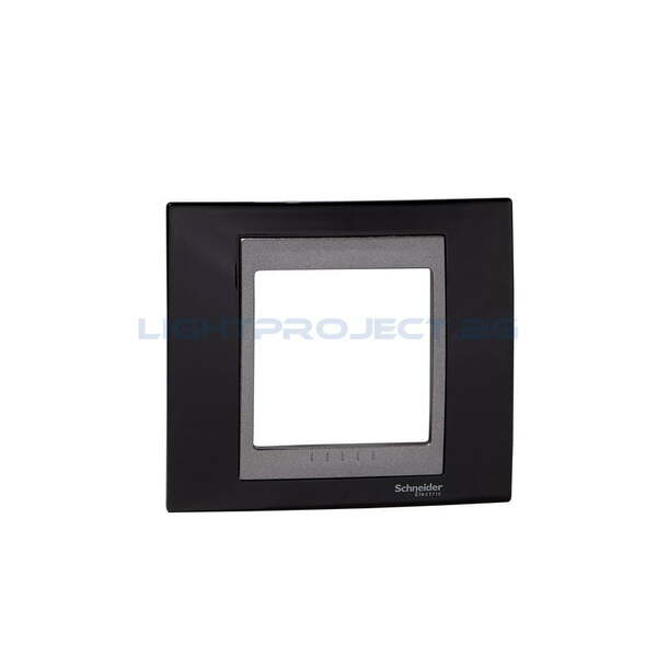 SCHNEIDER ELECTRIC MGU66.002.293 ДЕКОРАТИВНА РАМКА РОДИЙ/ГРАФИТ UNICA TOP