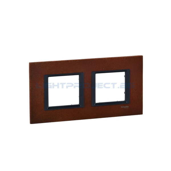SCHNEIDER ELECTRIC MGU68.004.7A3 ДЕКОРАТИВНА РАМКА ДВОЙНА ОКСИД UNICA CLASS