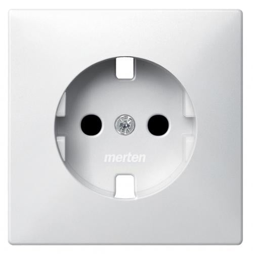 SCHNEIDER ELECTRIC MTN2330-4019 ЛИЦЕВ ПАНЕЛ ЗА КОНТАКТ ШУКО С ПОЛЯРНО БЯЛ ARTEC И ANTIQUE