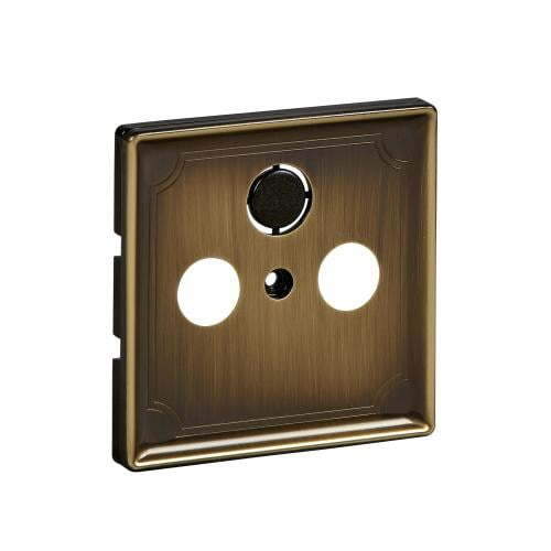 SCHNEIDER ELECTRIC MTN294143 ЛИЦЕВ ПАНЕЛ ЗА TV+SAT МЕСИНГ ANTIQUE