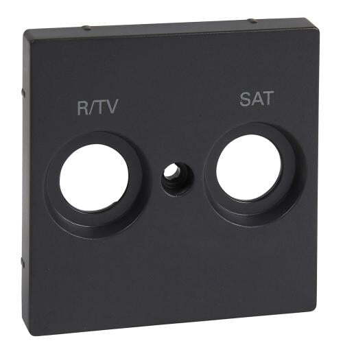 SCHNEIDER ELECTRIC MTN299214 ЛИЦЕВ ПАНЕЛ ЗА TV+SAT АНТРАЦИТ SYSTEM M
