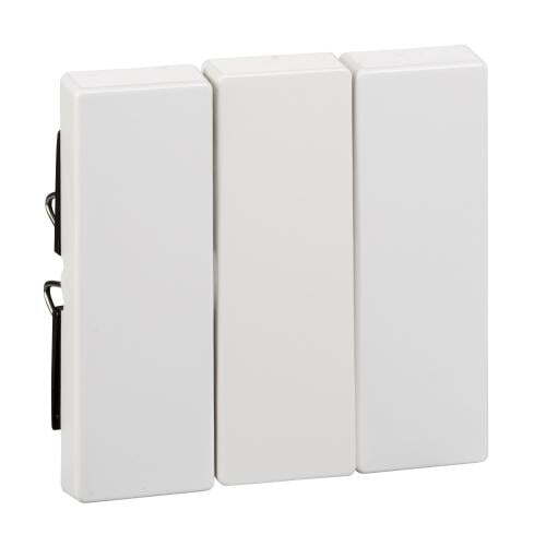 SCHNEIDER ELECTRIC MTN312625 ЛИЦЕВ ПАНЕЛ ЗА ТРОЕН КЛЮЧ АКТИВНО БЯЛО SYSTEM M /АНТИБАКТЕРИАЛЕН/