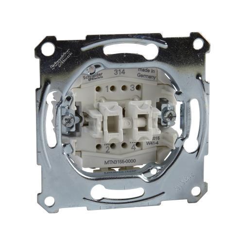 SCHNEIDER ELECTRIC MTN3155-0000 ДВОЕН БУТОН 10А MERTEN