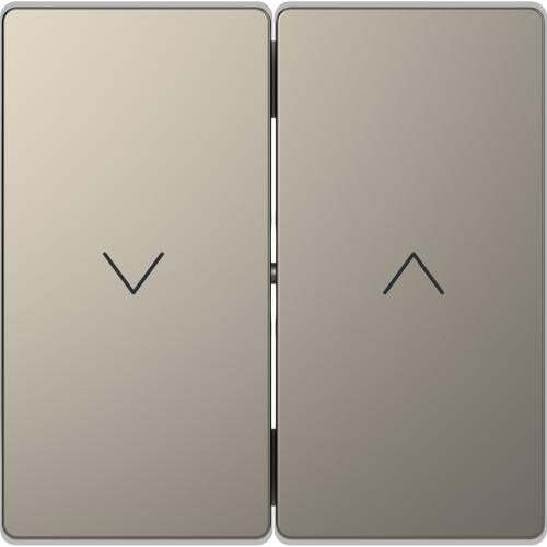 SCHNEIDER ELECTRIC MTN3855-6050 ЛИЦЕВ ПАНЕЛ ЗА КЛЮЧ/БУТОН ЗА ЩОРИ МЕТАЛЕН НИКЕЛ SYSTEM DESIGN