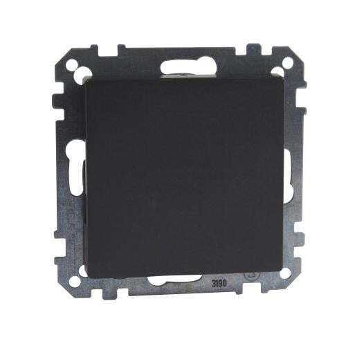 SCHNEIDER ELECTRIC MTN391814 ГЛУХО КАПАЧЕ С ЛИЦЕВ ПАНЕЛ АНТРАЦИТ SYSTEM M