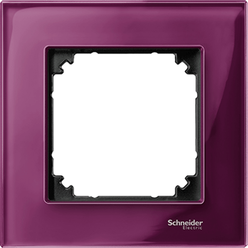 SCHNEIDER ELECTRIC MTN4010-3206 ДЕКОРАТИВНА РАМКА СТЪКЛО РУБИН M-ELEGANCE GLASS MERTEN