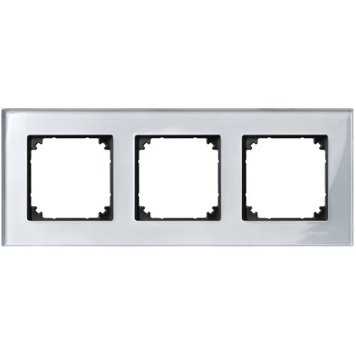 SCHNEIDER ELECTRIC MTN4030-3260 РАМКА ТРОЙНА СТЪКЛО ДИАМАНТ M-ELEGANCE GLASS MERTEN