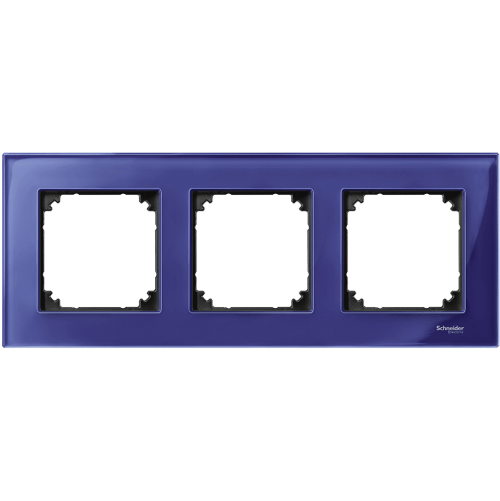 SCHNEIDER ELECTRIC MTN4030-3278 РАМКА ТРОЙНА СТЪКЛО САПФИР M-ELEGANCE GLASS MERTEN