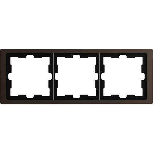 SCHNEIDER ELECTRIC MTN4030-6552 РАМКА ТРОЙНА МЕТАЛНА МОКА D-LIFE MERTEN