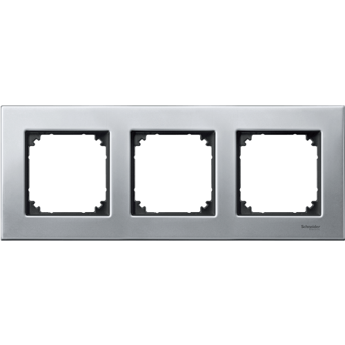 SCHNEIDER ELECTRIC MTN403360 РАМКА ТРОЙНА МЕТАЛ ПЛАТИНА M-ELEGANCE MERTEN