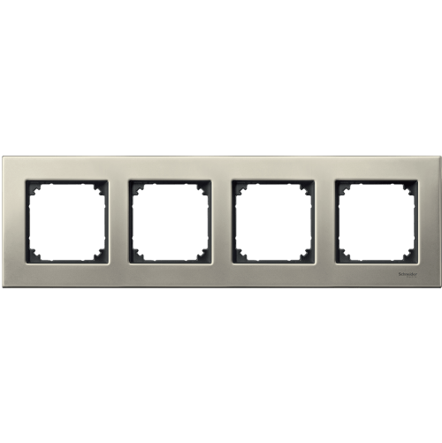 SCHNEIDER ELECTRIC MTN403405 РАМКА ЧЕТВОРНА МЕТАЛ ТИТАН M-ELEGANCE MERTEN