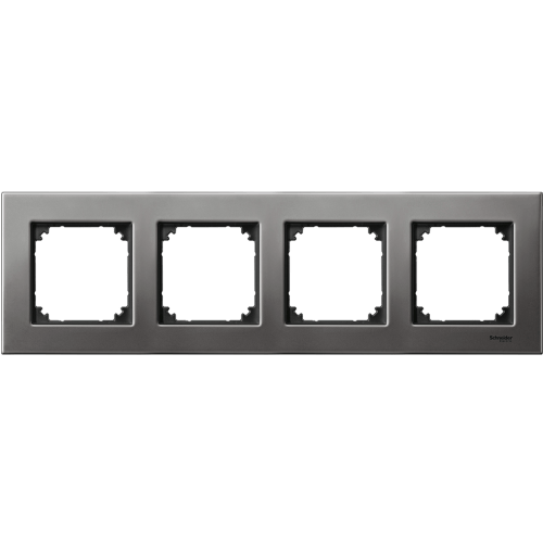 SCHNEIDER ELECTRIC MTN403414 РАМКА ЧЕТВОРНА МЕТАЛ РОДИЙ M-ELEGANCE MERTEN